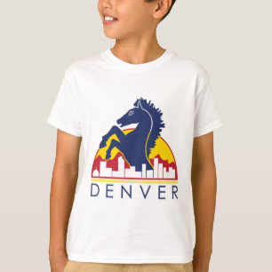 T-shirt Cheval bleu Denver