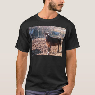 T-shirt Cheval Brown