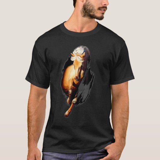 T-shirt Cheval Brown (Devant)