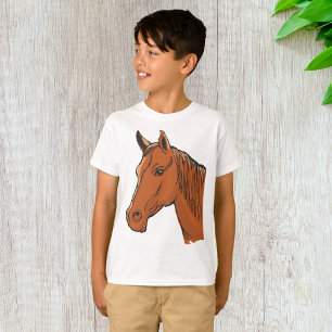 T-shirt Cheval Brown