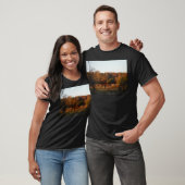 T-shirt Cheval Brown rouge, bois d'automne. (Unisexe)