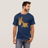 T-shirt Cheval Cartoon Doux (Devant entier)