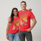 T-shirt cheval cavalier vintage (Unisexe)