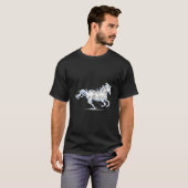 T-shirt Cheval celtique galopant (Devant entier)