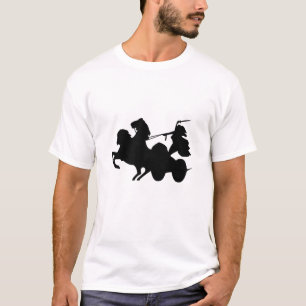 T-shirt Cheval Chariot Cheval tiré Wagon