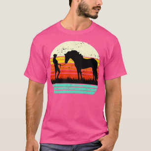 T-shirt Cheval Chemise Cheval Vintage Chemise Fille Aime C