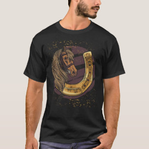 T-shirt Cheval Cheval animal Cheval Cheval cavalier