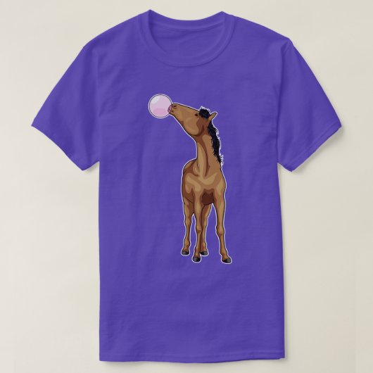 T-shirt Cheval Cheval Gomme (Design devant)