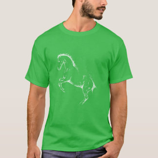 T-shirt Cheval Chevaux Rider Grange Ferme d'équestre amis