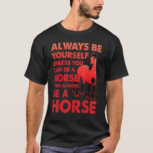 T-shirt Cheval Citation Drôle Chevaux_2 (Devant)