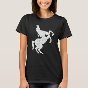 T-shirt Cheval coeur Graphique Amant de cheval Cavalier Éq