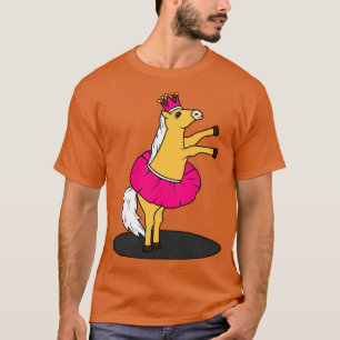T-shirt Cheval comme Ballerina avec jupe