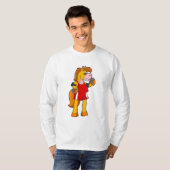 T-shirt Cheval comme coureur (Devant entier)