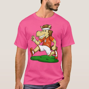 T-shirt Cheval comme joueur à avec chaussures