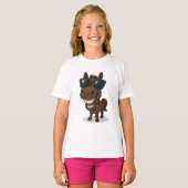 T-shirt Cheval cool avec Shades (Devant entier)