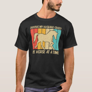 T-shirt Cheval cool Pour Femmes Filles Equestre Horseback