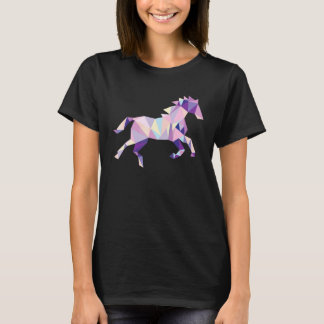 T-shirt Cheval courant moderne Rose&Violet Pour cavaliers