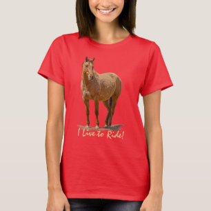 T-shirt Cheval coureurs Equine Designer Apparel