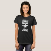 T-shirt Cheval Course Chevaux Observation Cheval Course De (Devant entier)