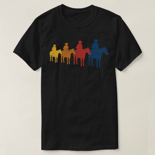 T-shirt Cheval Cowboy (Design devant)