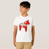 T-shirt Cheval dalécarlien (Devant entier)