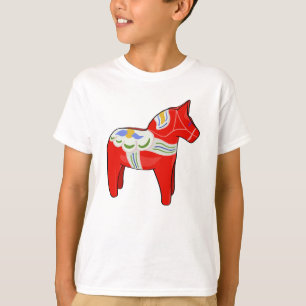 T-shirt Cheval dalécarlien