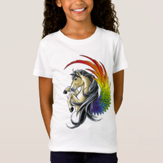 T-Shirt Cheval d'arc-en-ciel