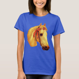T-shirt Cheval d'art vintage