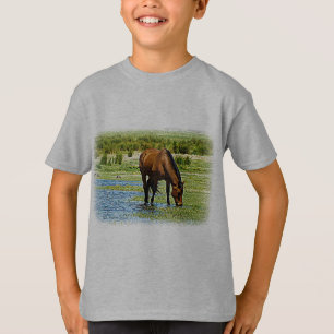 T-shirt Cheval de baie