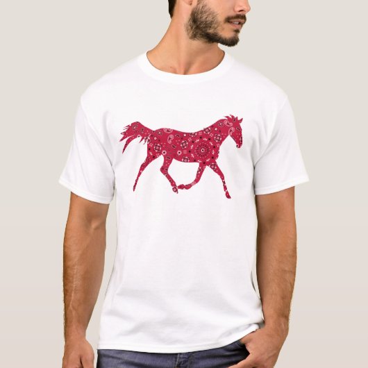 T-shirt Cheval de Bandana (Devant)