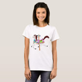 T-shirt Cheval de carrousel (Devant entier)
