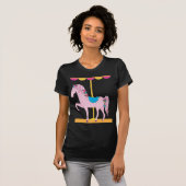 T-shirt Cheval de carrousel (Devant entier)