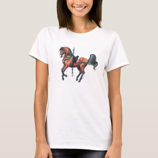 T-shirt cheval de carrousel (Devant)