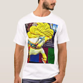 T-shirt Cheval De Carrousel Avec Mane Jaune (Devant)