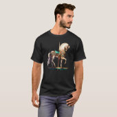 T-shirt Cheval de carrousel blanc (Devant entier)