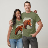 T-shirt Cheval de châtaignes Morgan (Unisexe)