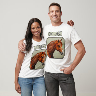 T-shirt Cheval de châtaignes Morgan