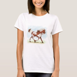 T-shirt Cheval de châtaignier Overo