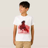 T-shirt Cheval de course (Devant entier)