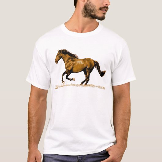 T-shirt Cheval de course (Devant)