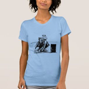 T-shirt Cheval de course de baril