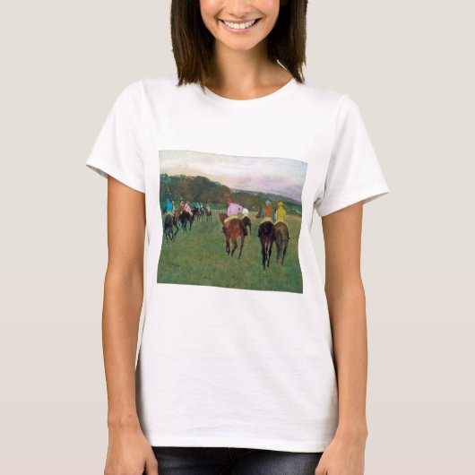 T-shirt Cheval de course Longchamp, Edgar Degas (Devant)