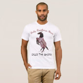 T-shirt cheval de course pour bébé mare.T-shirt (Devant entier)