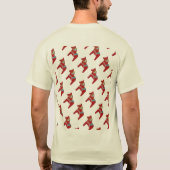 T-shirt Cheval de Dala Rouge (Dos)