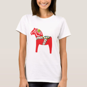 T-shirt Cheval de Dalahäst   Dala