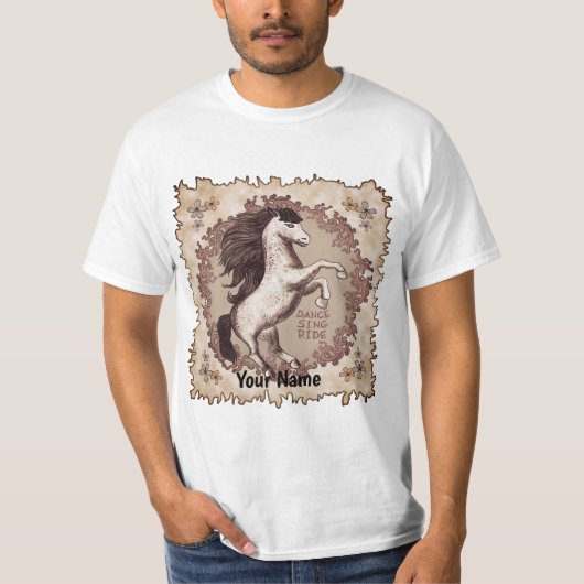 T-shirt Cheval de danse (Devant)