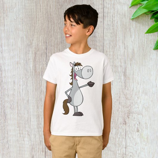 T-shirt Cheval de dessin animé