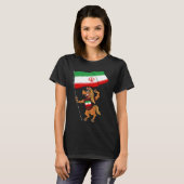 T-shirt Cheval de fan d'Iran (Devant entier)