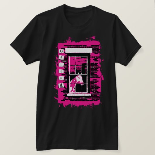 T-shirt cheval de fenêtre (Design devant)