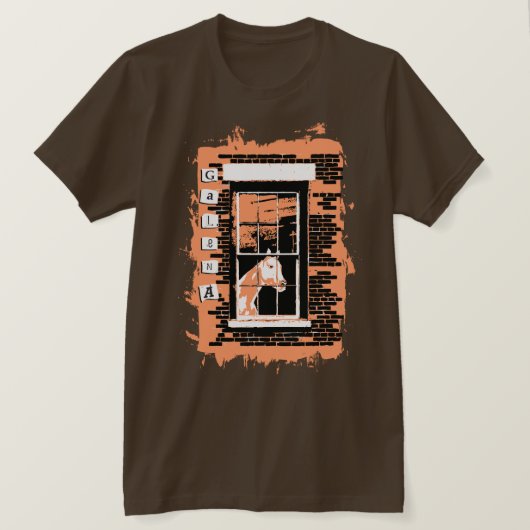 T-shirt cheval de fenêtre (Design devant)